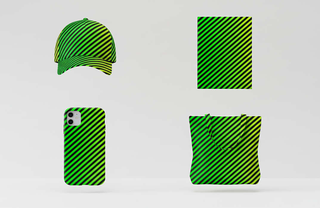 Trendy abstract gradient mesh ideal for luxury digital branding work ArunikaRuby