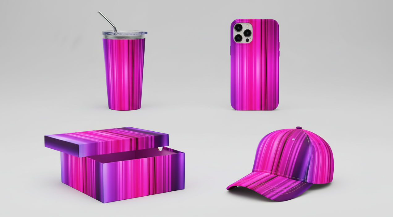 Trendy wave-like abstract gradient texture ArunikaRuby