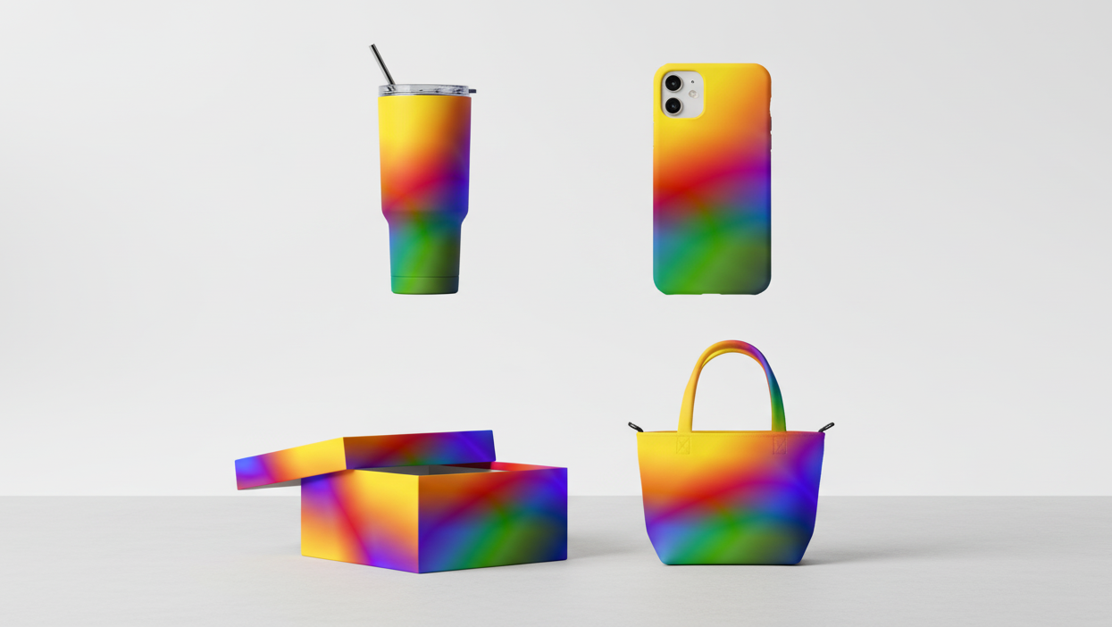 Soft translucent abstract gradient backdrop ArunikaRuby