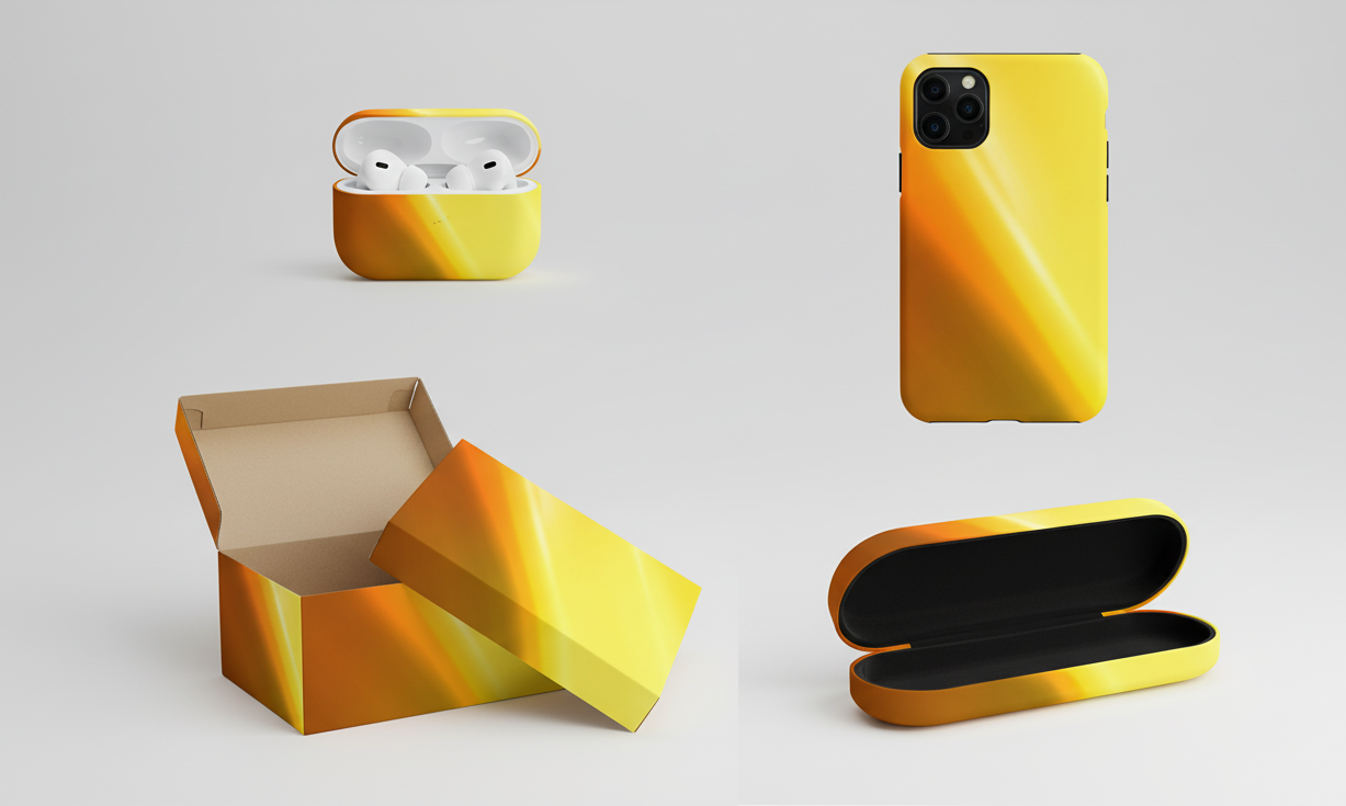 Modern abstract gradient with soft blended shapes ArunikaRuby