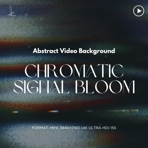 Cinematic glitch motion video featuring analog distortion and signal interference