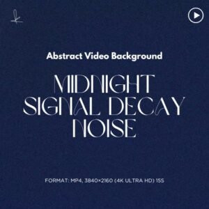 Experimental glitch animation with warped frequencies and cinematic mood