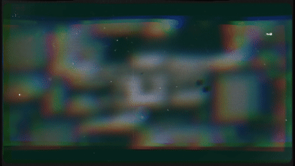 Abstract digital glitch motion video for music visuals and branding
