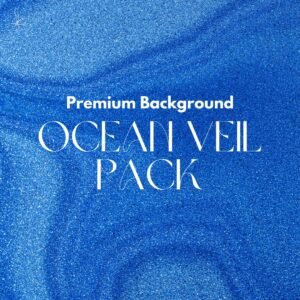 Blue abstract liquid texture with serene ocean-inspired gradient tones