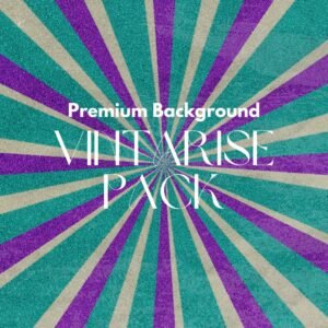 Retro aesthetic burst background with geometric rays and textured gradient tones